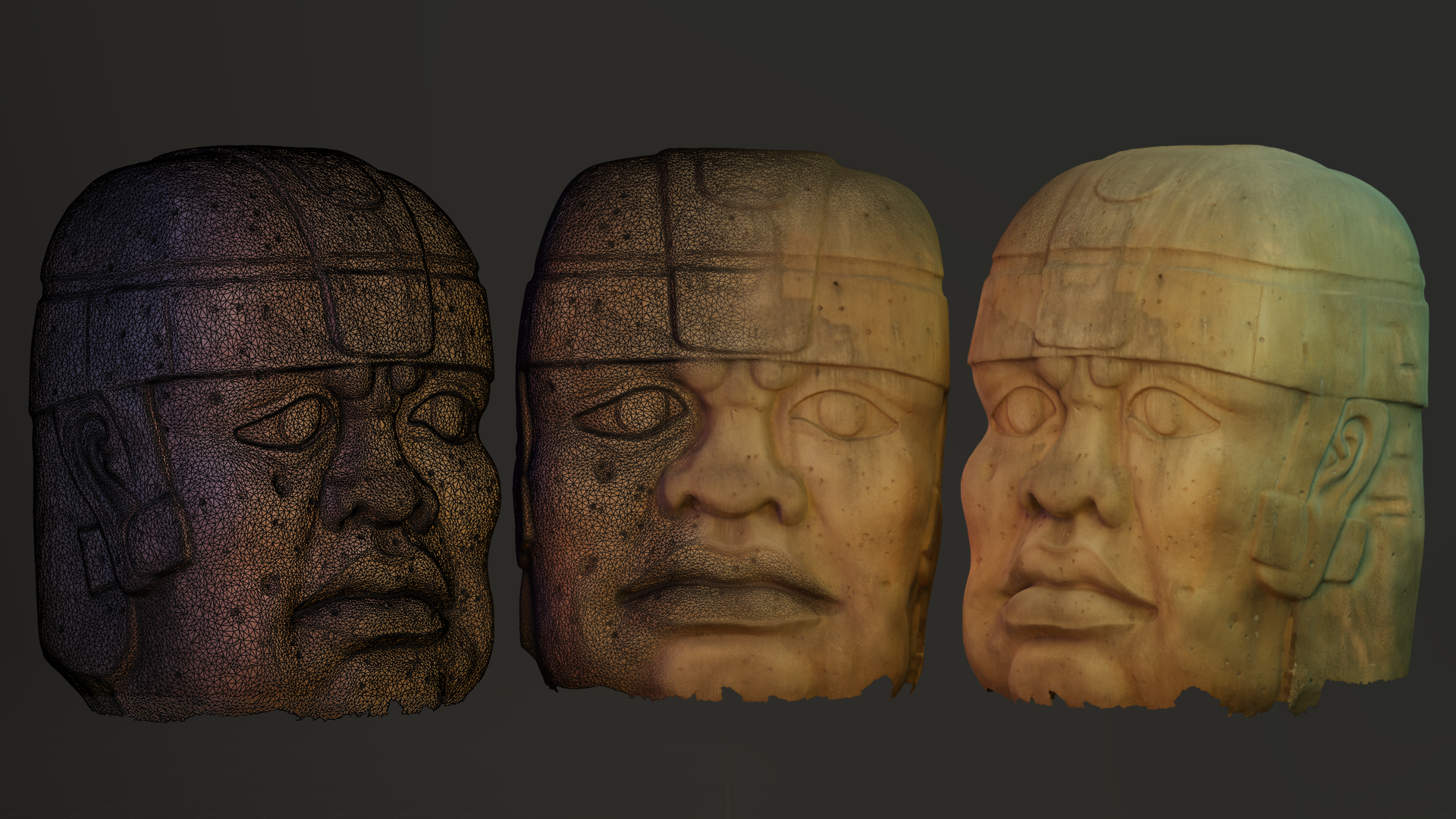 The Olmec Diffusion project by worp.